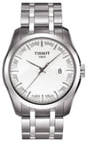 Tissot T Trend Couturier Chronograph White Dial Silver Steel Strap Watch For Men - T035.410.11.031.00 Authentic Buy Shop Now