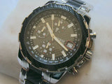 Guess Octane Chronograph Black Dial Two Tone Steel Strap Watch for Men - W1046G1 Authentic Buy Shop Now