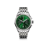 Breitling Premier B01 Chronograph 42 Green Dial Silver Steel Strap Watch for Men - AB0145371L1A1 Authentic Buy Shop Now