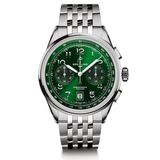 Breitling Premier B01 Chronograph 42 Green Dial Silver Steel Strap Watch for Men - AB0145371L1A1 Authentic Buy Shop Now