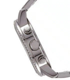 Guess Mini Sunrise Chronograph Quartz Silver Dial Silver Steel Strap Watch For Women - W0623L1 Authentic Buy Shop Now