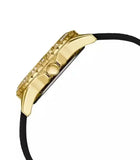 Guess Swirl Quartz Black Dial Black Silicone Strap Watch for Women - W1096L3 Authentic Buy Shop Now