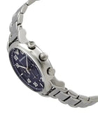 Emporio Armani Luigi Chronograph Blue Dial Silver Steel Strap Watch For Men - AR11132 Authentic Buy Shop Now