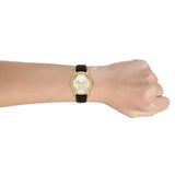 Michael Kors Tibby Multifunction Gold Dial Brown Leather Strap Watch For Women - MK6966 Authentic Buy Shop Now