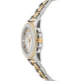 Versace Greca Action Chronograph Quartz Silver Dial Two Tone Steel Strap Watch for Men - VE3J00522 Authentic Buy Shop Now