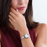 Emporio Armani Quartz Silver Dial Silver Steel Strap Watch For Women - AR7361 Authentic Buy Shop Now