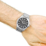 Armani Exchange Nico Analog Black Dial Silver Steel Strap Watch For Men - AX2320 Authentic Buy Shop Now