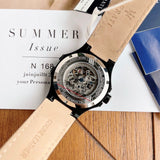 Maserati Automatic Skeleton Black Dial Black Leather Strap Watch For Men - R8821108021 Authentic Buy Shop Now