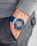 Maserati Potenza 42mm Blue Dial Automatic Silicone Strap Watch For Men - R8821108028 Authentic Buy Shop Now