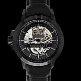Maserati Automatic Black Dial Black Leather Strap Watch For Men - R8821119007 Authentic Buy Shop Now