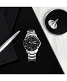 Maserati Competizione Automatic Black Dial Silver Steel Strap Watch For Men - R8823100002 Authentic Buy Shop Now