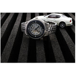 Maserati Ricordo Automatic Skeleton Silver Dial Silver Steel Strap Watch For Men - R8823133005 Authentic Buy Shop Now