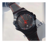 Maserati Potenza 3H STR Black Dial 42mm Leather Strap Watch For Men - R8851108010 Authentic Buy Shop Now