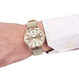 Maserati Epoca Golden Dial Golden Mesh Bracelet Watch For Men - R8853118003 Authentic Buy Shop Now
