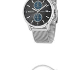 Maserati Epoca 42mm Black Dial Steel Silver Mesh Bracelet Watch For Men - R8873618003 Authentic Buy Shop Now