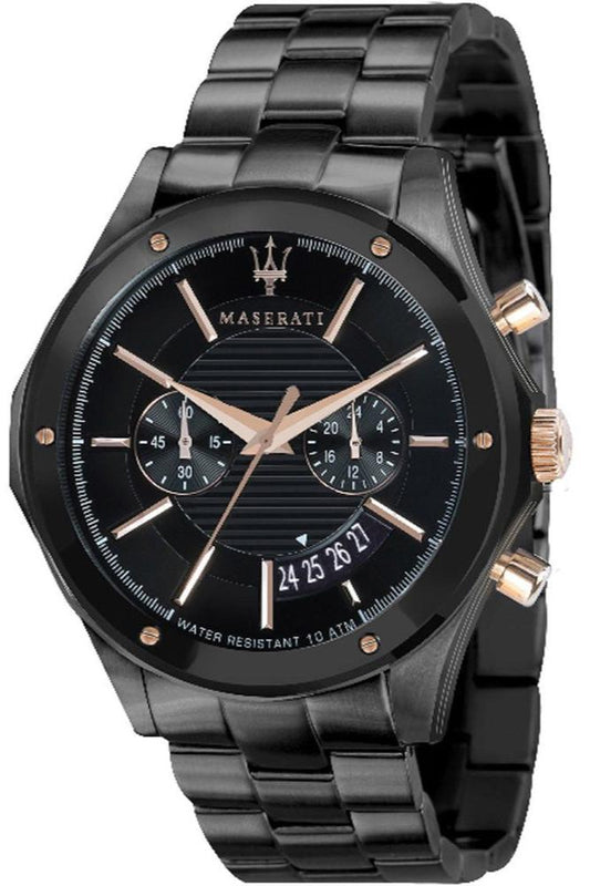 Maserati Circuito Black Dial Black Steel Strap Watch For Men - R8873627001 Authentic Buy Shop Now