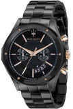 Maserati Circuito Black Dial Black Steel Strap Watch For Men - R8873627001 Authentic Buy Shop Now
