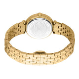 Just Cavalli Chiarezza Snake Core Silver Dial Gold Steel Strap Watch for Women - RC5L078M0025 Authentic Buy Shop Now