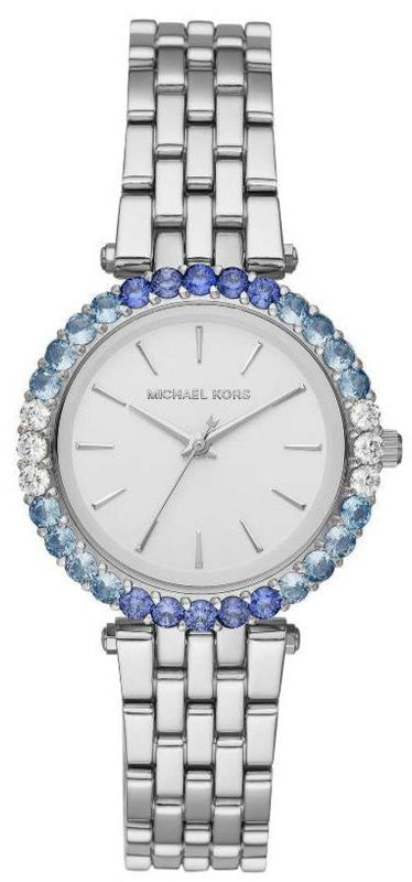 Michael Kors Darci Quartz White Dial Silver Steel Strap Watch For Women - MK4516 Authentic Buy Shop Now