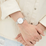 Michael Kors Pyper Quartz Mother of Pearl White Dial Silver Mesh Strap Watch For Women - MK4618 Authentic Buy Shop Now