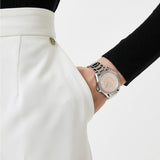 Michael Kors Kacie Three Hand Pink Dial Silver Steel Strap Watch for Women - MK6929 Authentic Buy Shop Now
