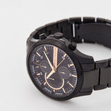 Armani Exchange Chronograph Black Dial Black Steel Strap Watch For Men - AX2429 Authentic Buy Shop Now