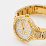 Michael Kors Taryn Mother of Pearl Dial Gold Steel Strap Watch For Women - MK6567 Authentic Buy Shop Now