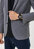 Guess Track Black Dial Black Steel Strap Watch for Men - GW0426G3 Authentic Buy Shop Now