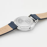 Armani Exchange Cayde Chronograph Blue Dial Blue Leather Strap Watch for Men - AX2746 Authentic Buy Shop Now