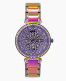 Guess Lily Analog Purple Dial Purple Steel Strap Watch For Women - GW0528L4 Authentic Buy Shop Now