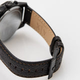 Armani Exchange Outerbanks Chronograph Black Dial Brown Leather Strap Watch For Men - AX1732 Authentic Buy Shop Now