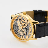Guess Gadget Gold Dial Black Leather Strap Watch for Men - GW0570G1 Authentic Buy Shop Now
