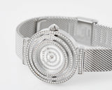 Guess Dream Crystals Silver Dial Silver Mesh Strap Watch For Women - GW0550L1 Authentic Buy Shop Now