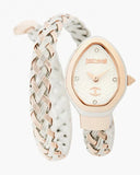 Just Cavalli Novara Silver Dial Two Tone Steel Strap Watch for Women - JC1L264M0075 Authentic Buy Shop Now