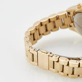 Michael Kors Bradshaw Chronograph Green Dial Gold Steel Strap Watch For Women - MK7257 Authentic Buy Shop Now