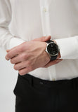Emporio Armani Ruggero Black Dial Black Leather Strap Watch for Men - AR11193 Authentic Buy Shop Now