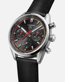 Tag Heuer Carrera Chronograph Black Dial Black Leather Strap Watch for Men - CBN201C.FC6542 Authentic Buy Shop Now