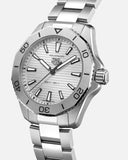 Tag Heuer Aquaracer Professional 200 Quartz Silver Dial Silver Steel Strap Watch for Men - WBP1111.BA0627 Authentic Buy Shop Now