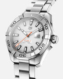Tag Heuer Aquaracer Calibre 5 Automatic White Dial Silver Steel Strap Watch for Men - WAY2013.BA0927 Authentic Buy Shop Now