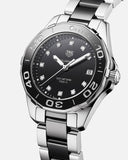 Tag Heuer Aquaracer Quartz Black Dial Two Tone Steel Strap Watch for Women - WAY131C.BA0913 Authentic Buy Shop Now