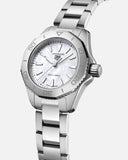 Tag Heuer Aquaracer Professional 200 Quartz Mother of Pearl Dial Silver Steel Strap Watch for Women - WBP1418.BA0622 Authentic Buy Shop Now