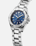 Tag Heuer Aquaracer Blue Dial Silver Steel Strap Watch for Women - WBD1412.BA0741 Authentic Buy Shop Now