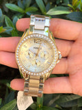 Fossil Riley Gold Dial Gold Steel Strap Watch for Women - ES3203 Authentic Buy Shop Now