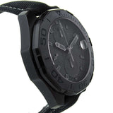 Tag Heuer Aquaracer Automatic Chronograph Special Edition Titanium Grey Dial Black Leather Strap Watch for Men - CAY218B.FC6370 Authentic Buy Shop Now