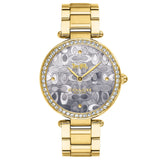 Coach Park Blue Dial Gold Steel Strap Watch for Women - 14503225 Authentic Buy Shop Now