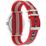 Gucci G Timeless Quartz Red Dial Two Tone NATO Strap Watch For Men - YA1264070 Authentic Buy Shop Now