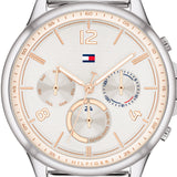 Tommy Hilfiger Harper Chronograph White Dial Silver Steel Strap Watch For Women - 1782222 Authentic Buy Shop Now