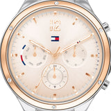 Tommy Hilfiger Eve Chronograph Quartz Pink Dial Silver Steel Strap Watch For Women - 1782279 Authentic Buy Shop Now