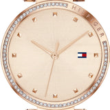 Tommy Hilfiger Lynn Quartz Rose Gold Dial Rose Gold Steel Strap Watch For Women - 1782237 Authentic Buy Shop Now
