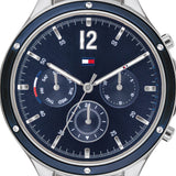 Tommy Hilfiger Eve Chronograph Quartz Blue Dial Blue Rubber Strap Watch For Women - 1782281 Authentic Buy Shop Now
